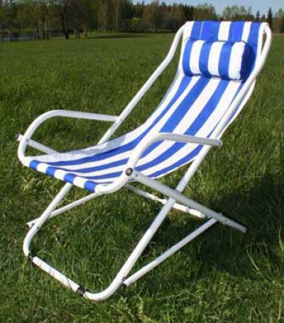 Шезлонг «Сочи-П» с подголовником С 736-13